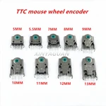 2Pcs Original Highly Accurate TTC Mouse roller wheel Encoder 5mm 5.5mm 7mm 8mm 9mm 10mm 11mm 12mm 13mm Green Core Mouse Decoder