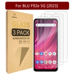 Mr.Shield [3-Pack] Screen Protector For BLU F92e 5G [2023] [Tempered Glass] [Japan Glass with 9H Hardness] Screen Protector