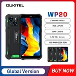 OUKITEL WP20 IP68&IP69K Rugged Smartphone 4G+32G 5.93'' HD+ 6300 mAh Android 12 Mobile Phone Quad Core 20MP Cameras Cell Phone