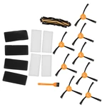 8 Brushes + 4 Hepa Filters + 1 Main Brushes For Ecovacs Deebot N79 N79S Robotic Vacuum Cleaner,Side Brushes,Filter,Main Brush