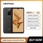 Ulefone Armor 17 Pro Android 12 NFC Rugged Smartphone 8GB 256GB Night Vision Helio G99 Mobile Phones 120Hz 108MP Global Version