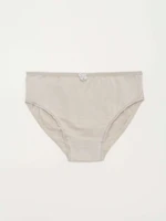 Gray panties for a girl with print