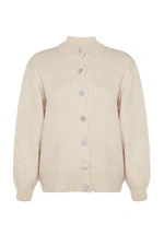 Trendyol Curve Stone Button Close Cardigan