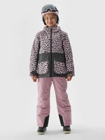 Dívčí lyžařská bunda membrána 8000 - multibarevná