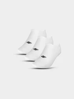 Dámske casual členkové ponožky (3-pack) - biele