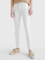 Biele dámske úzke džínsy Tommy Hilfiger - ženy
