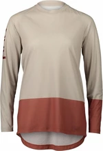 POC MTB Pure Women's LS Jersey Light Sandstone Beige/Himalayan Salt L Cyklodres/ tričko