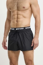 Plavkové šortky Moschino Underwear čierna farba, 241V3A42229301