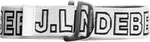 J.Lindeberg Lennon Webbing Logo Belt White 95