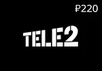 Tele2 ₽220 Mobile Top-up RU