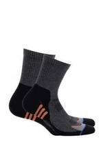 Wola Sportive W94.1N5 Ag+ Pánské ponožky 42-44 grey