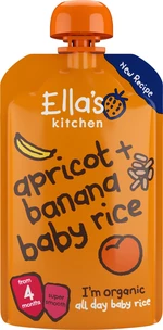 Ella's Kitchen BIO Dětská rýže, banán a meruňka 120 g