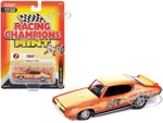 1969 Pontiac GTO Orange and Cream Fade with Graphics "Arnie The Farmer Beswick" "Racing Champions Mint 2023" Release 1 Limited Edition to 2500 pieces