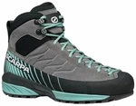 Scarpa Mescalito Mid GTX Midgray/Aqua 37,5 Calzado de mujer para exteriores