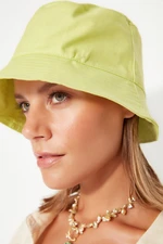 Trendyol Green Woven 100% Cotton Hat