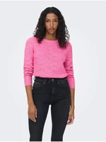 Ružový sveter ONLY Lolli - ženy