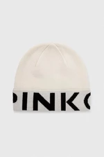 Čepice Pinko béžová barva, z tenké pleteniny, 101507.A101