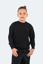 Slazenger Dna Unisex Detská Mikina Čierna