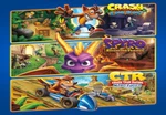Crash + Spyro Triple Play Bundle AR XBOX One / Xbox Series X|S CD Key