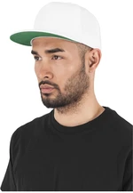 Klasický 5panelový Snapback bílý