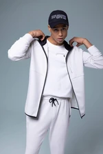 DEFACTO Slim Fit Zipper Scuba Fabric Cardigan