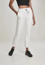 Women's soft interlock trousers in white