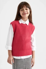 DEFACTO Girl Regular Fit Crew Neck Knitwear Sweater