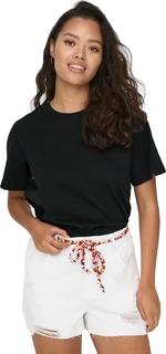 Jacqueline de Yong Dámské triko JDYPISA Regular Fit 15292431 Black XS