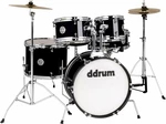 DDRUM D1 Jr 5-Piece Complete Drum Kit Detská bicia súprava Čierna Midnight Black