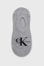 Ponožky Calvin Klein Jeans dámske, šedá farba