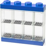 LEGO Sběratelská skříňka na 8 minifigurek modrá