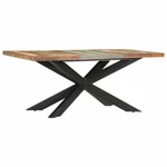 Dining Table 70.9"x35.4"x29.9" Solid Reclaimed Wood
