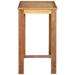 Bar Table Solid Acacia Wood 23.6"x23.6"x41.3"