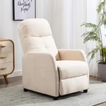 Fabric Reclining Chair Built-in Sponge PP Cotton Reclining Chairw with Adjustable Backrest Design for Living Room, Offic