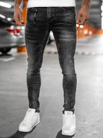 Černé pánské džíny regular fit Bolf 60021W0
