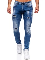 Tmavě modré pánské džíny regular fit Bolf 4002