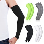 1 Pair Outdoor Sport Running UV Sun Protection Leg Cover Basketball Arm Sleeves Cycling Bicycle Arm Warmers Cuff Sleeve