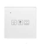 Somgoms SM-1SRW-EU Tuya WiFi Fan Switch EU Standard Smart Touch Switch Compatible withAlexa Google Home