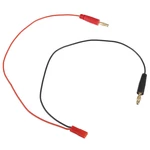 EUHOBBY 25cm 22AWG 4.0mm Male Banana Plug to JST Male Plug Silicone Charging Cable for Battery Charger