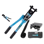 YQK-120/240/300 Blue Manual Hydraulic Pliers Crimp Wire Cutter Crimping Stripper Crimping Tools Electrician Multifunctio