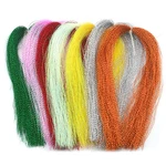 ZANLURE 150PCS 18Colors Lure Tying Making With Crystal Flash Fly Tying Material