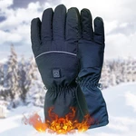 TENGOO Unisex Electric Heating Gloves Three Position Temperature Control Windproof Waterproof Warm Heated Gloves Winter