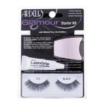 Ardell Glamour 105 dárková kazeta umělé řasy Glamour 1 pár + lepidlo na řasy LashGrip 2,5 g + aplikátor 1 ks pro ženy Black