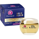 Dermacol Gold Elixir 50 ml noční pleťový krém pro ženy na všechny typy pleti; proti vráskám; výživa a regenerace pleti