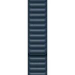 Apple Watch 44mm Baltic Blue Leather Link - Large