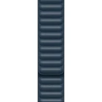 Apple Watch 44mm Baltic Blue Leather Link - Large