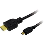 LogiLink HDMI prepojovací kábel #####HDMI-A Stecker, #####HDMI-Micro-D Stecker 1.50 m čierna CH0031  #####HDMI-Kabel