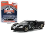 2017 Ford GT Black 2 - Tribute to 1966 Ford GT40 MK II 2 Racing Heritage Series 1 1/64 Diecast Model Car by Greenlight