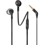 JBL T205  Hi-Fi štupľové slúchadlá do uší Headset čierna