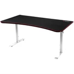 Herný stôl Arozzi Arena 160 x 82 cm (ARENA-WHITE) čierny/biely herný stôl • rozmery 160 × 82 cm • až pre tri monitory • systém vedenia káblov • nastav